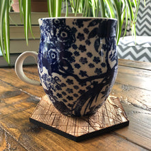 Load image into Gallery viewer, Chicago City Map Coasters - Oak - Set of 4
