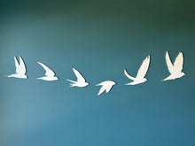 Load image into Gallery viewer, Bird Flight Wall Art | Set of 6 | Fast &amp; Free Shipping | Bird Lover Gift | White Acrylic
