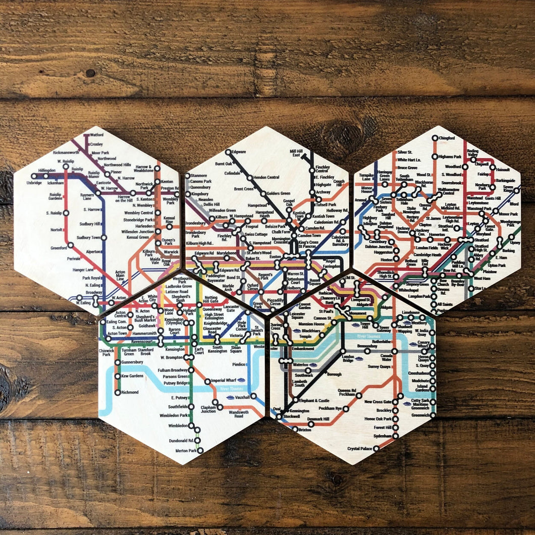 London Tube Coasters