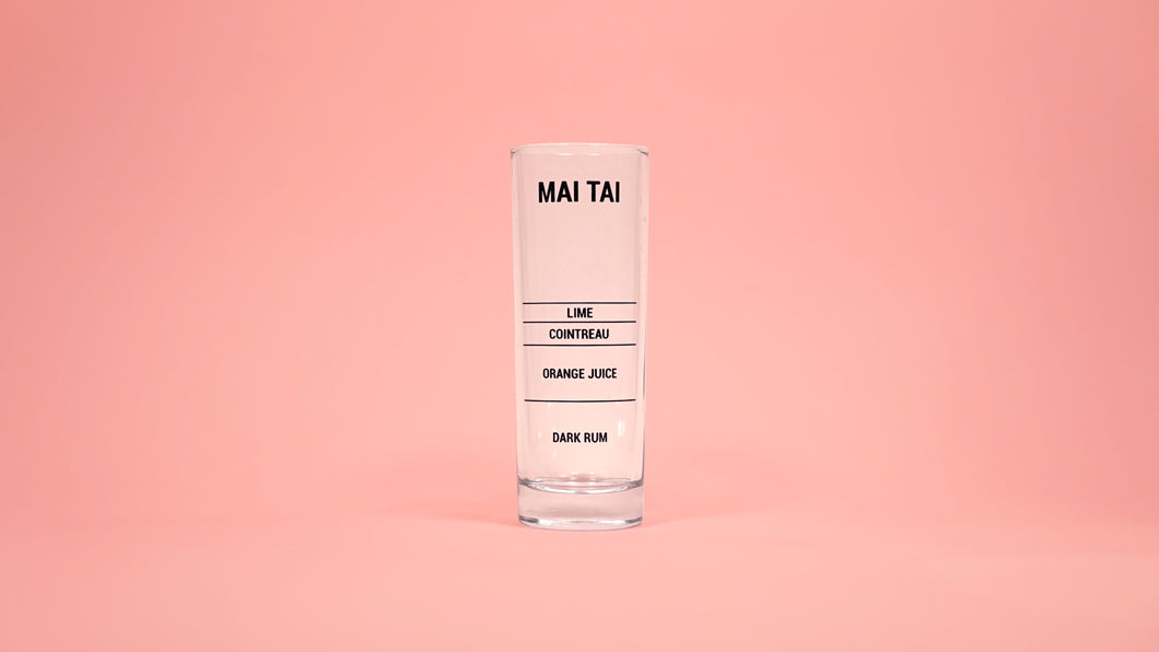 Mai Tai Recipe Glass