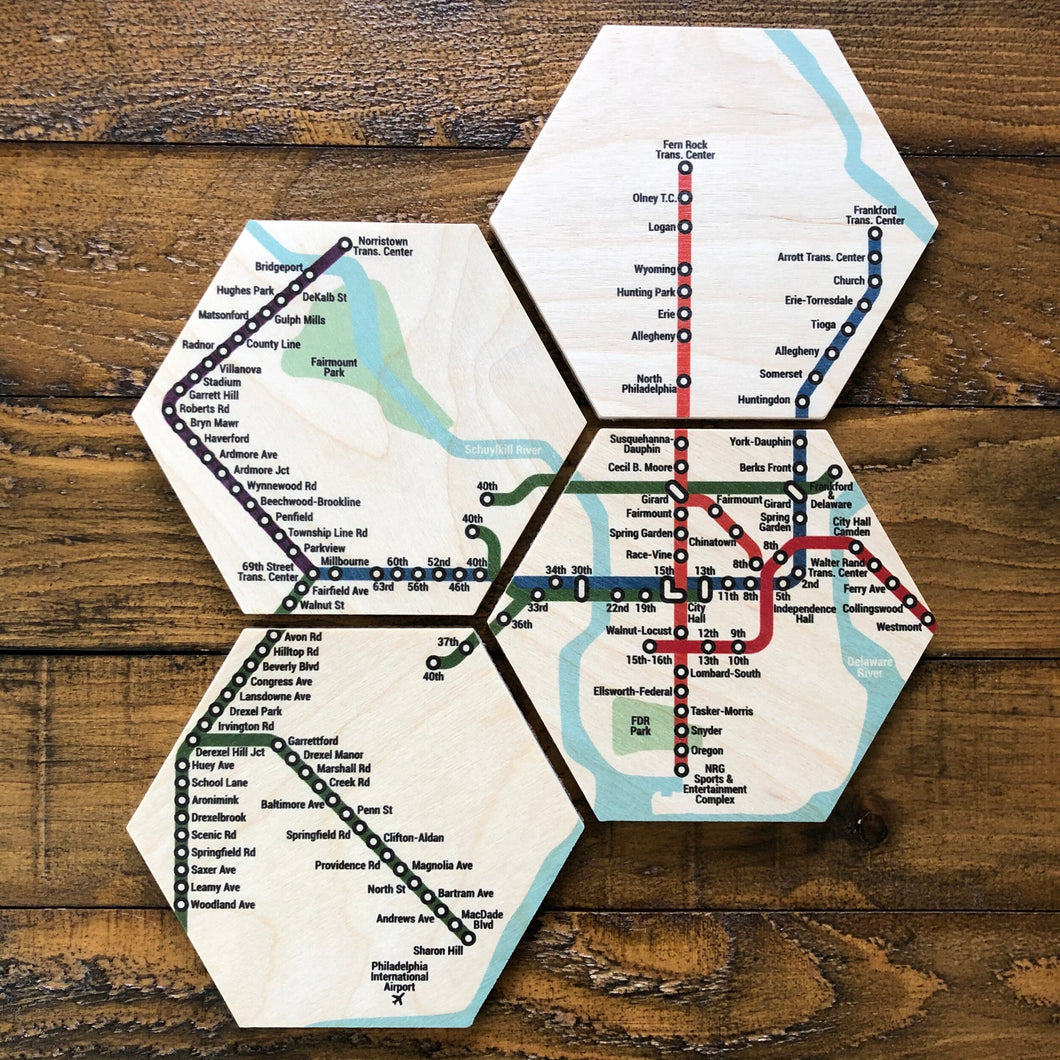 Philadelphia Transit Coasters